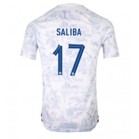 Maglie da calcio Francia William Saliba #17 Seconda Maglia Mondiali 2022 Manica Corta